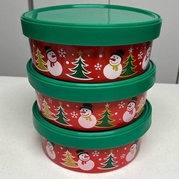 Holiday Time 3 Pack Containers - Picture 1 of 7